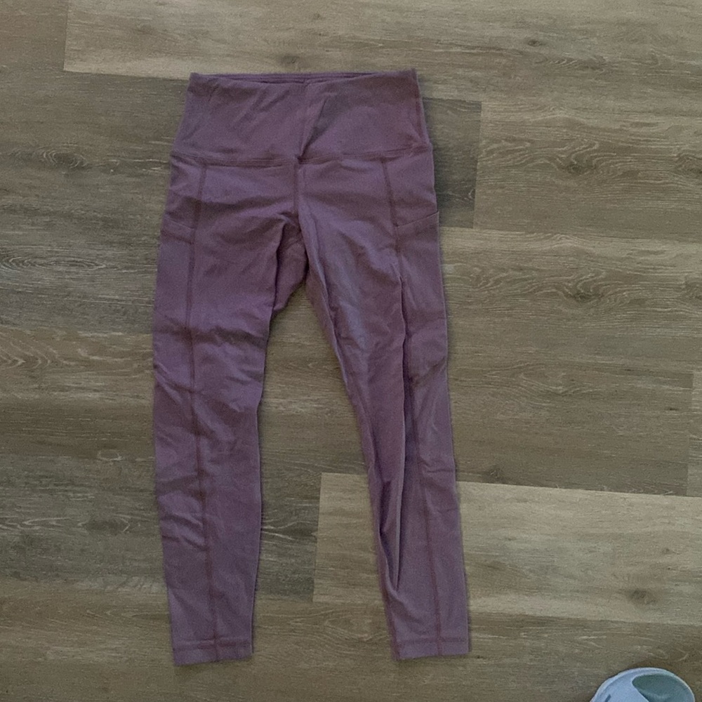 Purple leggings